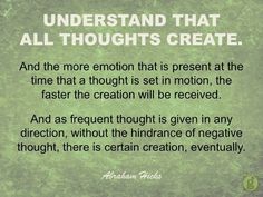 a quote from abraham lincoln that says, understand that all thought is present at the time that a thought is set in motion