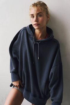 Sprint To The Finish Logo Hoodie | Free People Urban Legend, Urban Legends, Oversized Hoodie, Fp Movement, Post Workout, Oversize Hoodie, High Low Hem, Boho Clothing, Hip Length