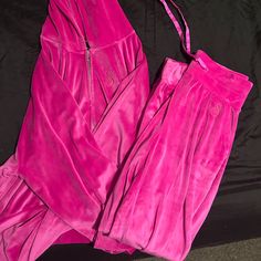 Worn Ones. Basically Brand New. No Stains. No Rips. Top Is A Medium. Bottoms Are Extra Small But Fit Like A Small. Victoria's Secret Fitted Loungewear Sets, Track Suit, Secret Pants, Victoria's Secret Pink, Victoria Secret, Track Pants, Secret Pink, Pant Jumpsuit, Victoria's Secret