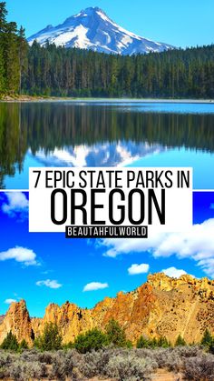 7+ Exciting State Parks in Oregon + Secret Insider Tips for 2023 Hiking In Oregon, Oregon Bucket List, Hikes In Oregon, Oregon Hiking Trails, Things To Do In Oregon, Oregon State Parks, Silver Falls State Park, Visit Oregon, Smith Rock State Park