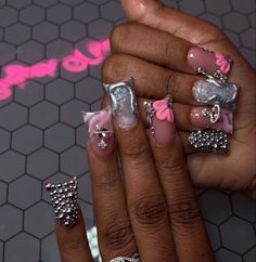 Sorority Nails, Spring Acrylic Nails, Cute Acrylic Nail Designs, Exotic Nails