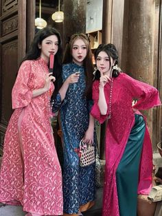 Hello , thanks for visiting my shop Brand New High Quality Vietnamese Ao Dai. Ao Dai for women 40-77 kgs Ao Dai full set ( dress + pants) *These are Asian size <>US Petite size .Please order 1,2 size bigger to your normal size  Full size XS/ S/ M/ L/ XL/ 2XL/ 3XL. S: burst 33in - waist 25in -length 55 in M: burst 35in -waist 27in  -length 55 in L: burst 37in -waist 29 in -length 55 in XL: burst 39in -waist 31 in -length 55 in XXL: burst 41in -waist 33in -length 55 in 3XL: burst 43in -waist 35in Festive Pink Ceremony Dress, Traditional Fitted Pink Cheongsam, Fitted Pink Ao Dai For Ceremony, Pink Fitted Ao Dai For Ceremony, Traditional Pink Cheongsam For Wedding, Pink Ceremony Sets For Eid, Ceremonial Long Sleeve Pink Sets, Ceremonial Pink Long Sleeve Sets, Pink Long Sleeve Ceremonial Set