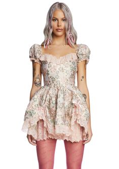 Current Mood Off The Shoulder Handkerchief Mini Dress - Brown – Dolls Kill Dolls Kill Dress, Corset Birthday Dress, Holographic Corset, Harness Shorts, Rainbow Platforms, 90s Platform Shoes, Cloud Rainbow, Bat Print, Lace Up Leggings