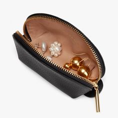 Mini Travel Case | Cuyana Cuyana Bag, Newbury Street Boston, Monogrammed Items, Leather Cleaning, Gift Exchange, Luggage Accessories, Contact Lenses, Travel Case, Small Leather Goods