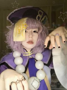 #qiqicosplay Qiqi Cosplay Makeup, Qiqi Cosplay, Cosplay Aesthetic, Genshin Cosplays, Genshin Cosplay, Cosplay Inspo, Cosplay Cute, Snk Cosplay, Cosplay Characters