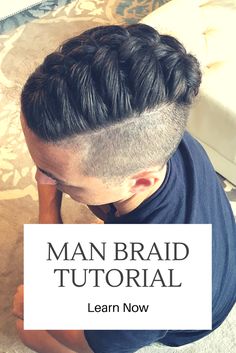 Awesome Man Braid Tutorial : https://youtu.be/65n9gDfOgmo It's not hard to learn when you finally get the concept. Man Braid, Braided Beard, Man Bun Hairstyles, Viking Braids, Viking Hair, Men Hairstyles, Mens Braids, Mens Braids Hairstyles, Braid Tutorial