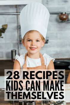 Meals Kids Can Make, Recipes Kids Can Make, Children Cooking, Kid Chef, Kids Cookbook, Kids Cooking Recipes, Easy Meals For Kids, Fun Recipes, Baking With Kids