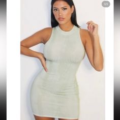 Never Worn. No Flaws. Size: Uk6//Us 2 Same Day Shipping! Ribbed Bodycon Midi Dress, High Neck Bodycon Dress, Ribbed Bodycon Dress, Sleeveless Bodycon Dress, High Neck Sleeveless, Neck Bodycon Dress, Ruched Bodycon Dress, Tie Dye Dress, Dyed Dress