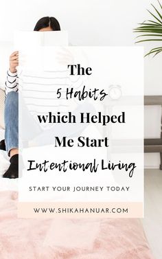 Want a more intentional life but not sure where to start? You can begin with these 5 habits to jumpstart your intentional living + create a meaningful life today. If you want a shortcut, you can download the 25 Days of Intentional Living printable (in this blog post) for ideas + inspiration to start! #intentionalliving #mentalhealth #selflovequotes #selfcaretips #selfcareideas #slowliving #printables #plannerlove Creating Routines, Minimalist Mindset, Intentional Living Quotes, Live With Intention, Bible Things, Intentional Life, Routine Ideas, Easy Meditation