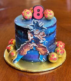 Dragon Ball Z Cake Dragon Balls Cake, Dragon Ball Z Cake Birthdays Goku, Dragon Ball Z Cupcakes, Dragon Ballz Cake Ideas, Isabella Grace