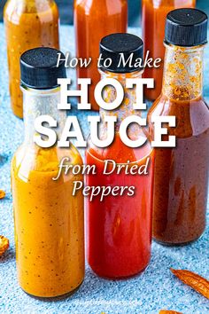 how to make hot sauce from dried peppers