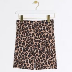 Great Condition! Worn A Few Times But Seem Brand New! Not A Poshmark Member? Sign Up With The Code Cescamarie12 And Recieve $10 Off Your First Purchase! Leopard Print Stretch Shorts For Summer, Summer Stretch Shorts In Leopard Print, Summer Stretch Leopard Print Shorts, Stretch Leopard Print Shorts For Summer, Leopard Print Summer Shorts, Fitted Leopard Print Short Bottoms, Leopard Print Shorts With Built-in Shorts, Stretch Leopard Print Short Bottoms, Trendy Leopard Print Shorts