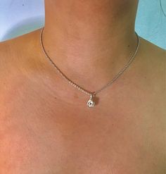 This Delicate Sterling Silver Knot Pendent Necklace is a handcrafted and unique piece. We make each necklace by order in Silver or 14k Gold Fill. Perfect as a gift or as an addition to Mix and Match complementing it with another piece from our Knot Collection. Check out our beautiful Knot Collection in the links below: Knot Earrings https://www.etsy.com/listing/535719230/celtic-knot-earrings-silver-or-14k-gold Knot Bracelet https://www.etsy.com/listing/544215646/ultimate-gold-knot-bracelet-layer Silver Teardrop Birthstone Necklace For Gift, White Gold Sterling Silver Necklace For Bridesmaid, Silver Custom Necklace With Clavicle Chain For Gifts, Custom Silver Necklace With Clavicle Chain As A Gift, Sterling Silver Pendant For Bridesmaid Gift, Sterling Silver Pendant Jewelry For Bridesmaid Gift, Custom Silver Necklace With Clavicle Chain For Gift, Sterling Silver Pendant Necklace For Bridesmaids, Custom Silver Clavicle Chain Necklace For Gift