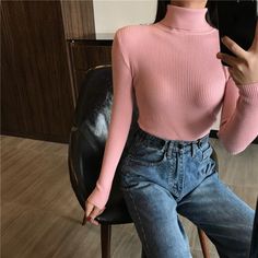 Brand Name: EzsskjPattern Type: SolidClothing Length: RegularMaterial: SpandexMaterial: CottonCollar: TurtleneckOrigin: CN(Origin)Season: WinterDecoration: NONESleeve Length(cm): FullSleeve Style: RegularThickness: STANDARDStyle: CasualAge: Ages 18-35 Years OldGender: WOMENModel Number: Casual SweaterMaterial Composition: CottonStyle: Fashion Party Crop Tops, Stylish Tank Tops, Turtle Neck Crop Top, Slim Sweater, Thick Sweaters, Womens Summer Shoes, High Neck Sweater, Classic Style Women, Sweater Jumper