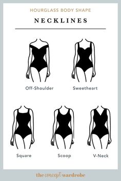 Neckline For Hourglass Shape, Kibbe Romantic Neckline, Body Types Hourglass Style, Dress For Hour Glass Body Type, Petite Hourglass Fashion, Hour Glass Clothes Outfits, Hour Glass Body Type Outfits, Dressing An Hourglass Shape, Hourglass Fashion Outfits