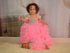 Cassadaty //  Princess Feather dress  by TastefullyTinyTutus Flower Girl Dresses