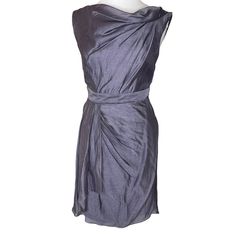 Excellent Condition Beautiful Cocktail Dress! The Sheer Overlay Drapes Lovely In The Front. Muted Purple Color Midi Length Chest 18 Waist 16 Length 39 I500 Beautiful Cocktail Dresses, Black Sleeveless Midi Dress, Muted Purple, Flowy Midi Dress, Tropical Print Dress, Winter Inspo, Embroidered Midi Dress, Lace Dress With Sleeves, Sheer Overlay