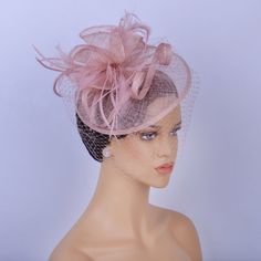 Hello!Welcome to our shop of 365daysCreations product information: Season: All Season Gender:Female Occasion: Party,Wedding,Melbourne cup,Kentucky Derby Material: Feather,Veil,Sinamay With 1.2cm satin headband at the back Color:Blush pink Pink Cloche Fascinator For Church, Pink Cloche Fascinator For Party, Umbrella Wedding Decorations, Fascinator With Veil, Wedding Hats For Guests, Lace Umbrella, Lace Parasol, Sinamay Fascinator, Pink Fascinator