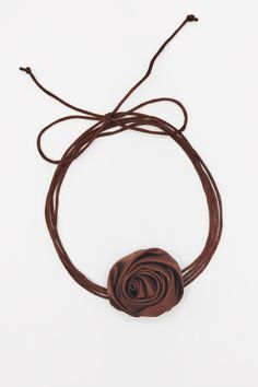 Rosette tie, wear it as a choker, a belt, on your bag, wherever you like!Content + CareDo not get wetAvoid contact with lotions and fragrances Tie Necklace, Wear It, You Bag, Choker, Lotion, Fragrance, How To Wear