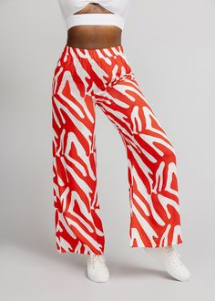 Zebra Abstract, Print Wide Leg Pants, African Shirts, Festival Shop, African Textiles, Deep Orange, Printed Wide Leg Pants, African Prints, African Inspired