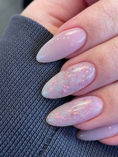 Cute Nails Glitter, Periwinkle Nails, Unghie Sfumate, Wow Nails, Hello Nails, Subtle Nails, Classy Acrylic Nails