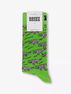 Happy Socks, Stretch Cotton, Cotton Blend, Socks