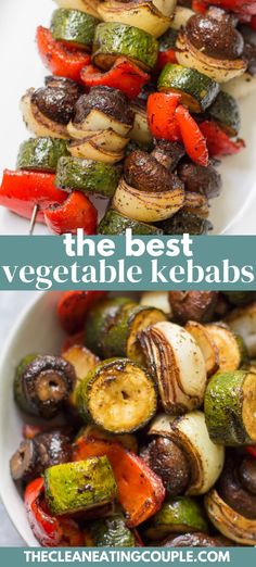 the best vegetable kebabs recipe is made with fresh vegetables and grilled on skewers