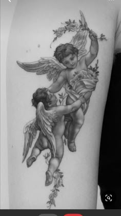 Kk Grandfather Tattoo, Angel Back Tattoo, Angel Sleeve Tattoo, Pretty Hand Tattoos