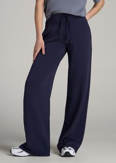 Versatile Wide Leg Tall Women's Pants Stay Comfy While Going Casual Our Pull-On Tie Waist Wide Leg Pants for Tall Women offer a blend of comfort and fashion. Whether strolling the neighborhood or staying fit, these tall pants for women are perfect for both athletic activities and casual outings, making them a versatile addition to any wardrobe.• Wide leg and oversized fit for a modern look• Drawstring and elastic waist for a comfortable fit• Full length with side seam pockets SIZE & FIT: Tall In Casual Bottom Wear For Women, Pants For Tall Women, Xmas 2024, Staying Fit, Casual Bottoms, Tall Pants, Christmas 2024, Clean Girl, Tall Women