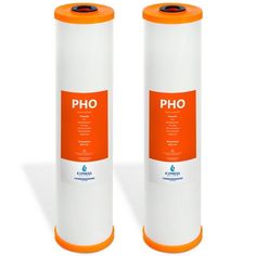 two water filtrators sitting side by side in front of each other on a white background