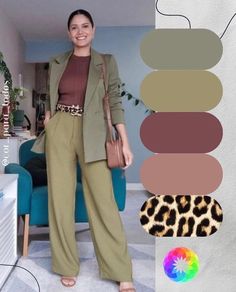 Basic Outfits Summer, Autumn Color Palette Fashion, Clothes Capsule Wardrobe, Informal Attire, Puffer Vest Fashion, Olive Green Pants