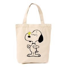 Snoopy Peanuts Shopping Cotton Bag Canvas Tote Bag With Zipper XQG064 Snoopy Mailbox, Tote Bag Outfit, Peanuts Charlie Brown Snoopy, Cozy Things, Funny Bags, Bag Inspiration, Bags Ideas