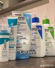 All Cerave Products, Cerave Aestethic, Cerave Aesthetic, Cera Ve Aesthetic, Cerave Skincare Routine, Skincare Cerave, Lotion Skin Care, Cerave Moisturizing Lotion