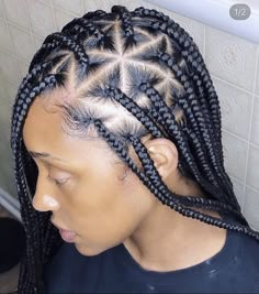 Tutorial Braids, Box Braids Tutorial, Braids Tutorial, Big Box Braids, Big Box Braids Hairstyles, Jumbo Box Braids