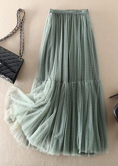 Spring Skirts 2023, Apostolic Pentecostal Fashion, Tule Skirts, Tulle Skirt Outfit Casual Street Style, Linen Skirts, Womens Tulle Skirt, Skirt Inspiration, Tulle Skirts, Simple Green