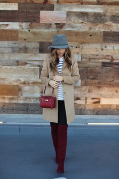 Burgandy Boot Outfit, 100 Winter Outfits, Camel Coat Outfit, Trendy Spring Outfits, Stylish Fall Outfits