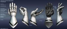 an image of robotic hands and wrist parts