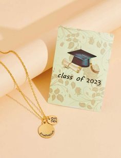 Graduation necklace, Graduation gift, Graduation jewelry, Class of 2023, Class of 2023, Grad necklace, High school grads, College grads Please message me with ANY questions before buying. No returns. Grad Necklace, Graduation Jewelry, Graduation Necklace, Class Of 2023, Gift Graduation, Name Necklace, Graduation Gifts, High School, Jewelry Necklaces