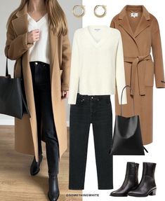 Classic Fashion Looks, Outfits Minimal, Winter Coat Outfits, Fashion Capsule Wardrobe, Winter Fashion Outfits Casual, Beige Outfit, Minimal Classic, Stylish Work Outfits, Camel Coat