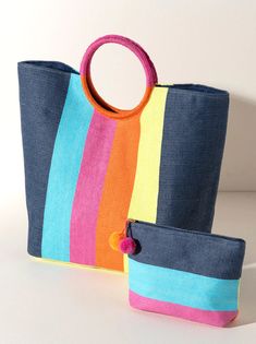 This little zip pouch pairs perfectly with our Multi Lido Tote, pack up your basics in this little pouch, throw them in your tote bag, and go! Color: Multi L 10" × W 2.5" × H 6.75" Material: Paper Top Zip Closure Multicolor Tote Pouch For Travel, Multicolor Travel Tote Pouch, Multicolor Zipper Pouch Shoulder Bag For On-the-go, Multicolor Zipper Pouch Bag For Everyday Use, Multicolor Everyday Zipper Pouch Bag, Everyday Multicolor Zipper Pouch Bag, Multicolor Zipper Tote Pouch, Makeup Travel, Pack Up