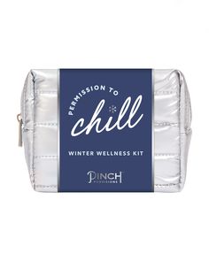 Treat yourself to an at-home spa day with this Winter Wellness kit from PINCH PROVISIONS®. This seasonal self-care kit includes a wintery mix of essentials including a silver scrunchie, silver glitter under eye gels, a silicone lip scrubber, a eucalyptus shower steamer, an exfoliating mitt, moisturizing heel socks, lip balm and a stainless steel gua sha. Plus, it comes in a festive silver puffer pouch, making it a great gift idea. Imported | PINCH PROVISIONS® Winter Wellness Kit Glitter Under Eye, Silver Scrunchie, Steel Gua Sha, Wellness Kit, Heel Socks, Exfoliating Mitt, Winter Wellness, Pouch Making, Spa Day At Home