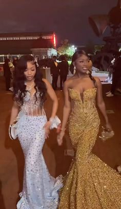 Greece Prom Dresses, Homecoming Gold Dress, Trio Prom Dresses, Beauty And The Beast Prom Dress, Gold Strapless Prom Dress, Gold Prom Dress Inspiration, African Style Prom Dress, Gold Homecoming Dress Black Women, Prom Dresses For Dark Skin