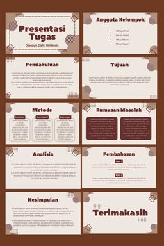 a bunch of different types of web pages on a brown and white background with the words,