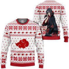 Itachi Uchiha Ugly Christmas Sweater Custom For Anime Fans VA0822 Perfect And Unique Gifts For Adults Kids On Christmas 3d Sweater, Anime Christmas, Christmas Ugly Sweater, Fan Anime, Anime Gifts, Cozy Gift, Itachi Uchiha, Japan Fashion, Gifts For Adults