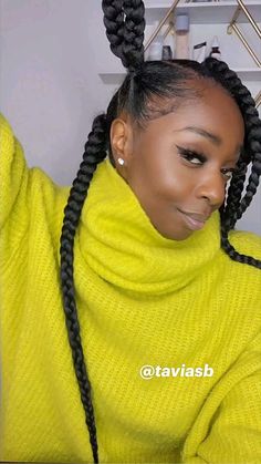 The easiest braids!💯 | Natural hair styles, Protective hairstyles, Black hair care Easy Hair Styles Medium, Natural Hair Styles Protective, Braiding Hairstyle, Hair Styles Medium, Braids Natural Hair, Easy Hair Styles, Big Box Braids Hairstyles, Protective Hairstyles For Natural Hair, African Hair Braiding Styles