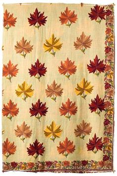 Les Nouvelles Maple Étiennette Renoir Shawl — Seasons by The Kashmir Company Hand Dyed Shawl, Legion Of Honor, Paisley Shawl, The Legion, Cashmere Pashmina, Ancient Tree, The Louvre, Cashmere Shawl, Wool Shawl