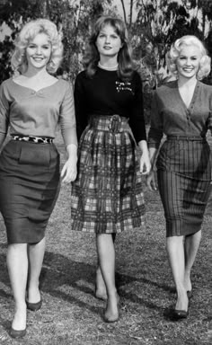 Tuesday Weld, Bardot Brigitte, Mamie Van Doren, Fashion 60s, Van Doren, Three Women, 1960s Fashion