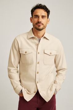 Moleskin Overshirt | Bonobos | Bonobos Moleskine, Layering Pieces, Fabric Care, Layering, Shop Now, Mens Outfits, Wardrobe, Outfit Accessories