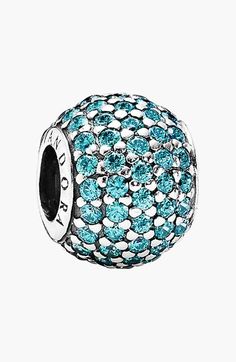 PANDORA 'Pavé Lights' Bead Charm available at #Nordstrom Pandora Summer, Pandora Pave, Charms Pandora, Bracelet Pandora, Pandora Beads, Pave Beads, Pandora Rings, Pandora Bracelet Charms, Pandora Silver