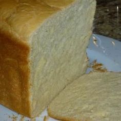 a loaf of bread sitting on top of a white plate